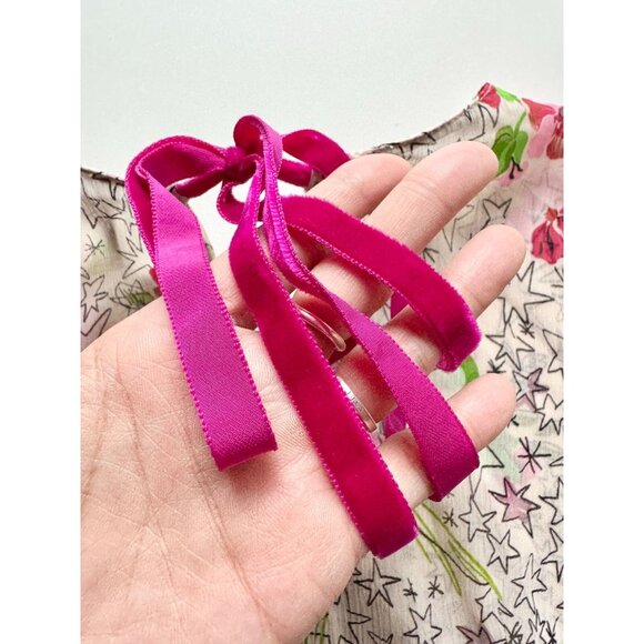 ZARA Off White Floral Star Print Crinkle Chiffon Fit & Flare Midi Dress, Size S - Picture 12 of 15